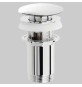 PILETTA PER LAVABO CON TAPPO A PRESSIONE - 1"1/4 c/troppo pieno