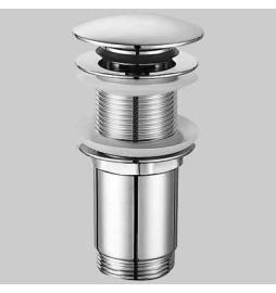 PILETTA PER LAVABO CON TAPPO A PRESSIONE - 1"1/4 s/troppo pieno