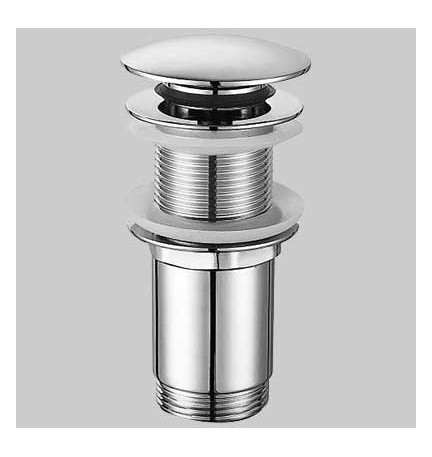 PILETTA PER LAVABO CON TAPPO A PRESSIONE - 1"1/4 s/troppo pieno