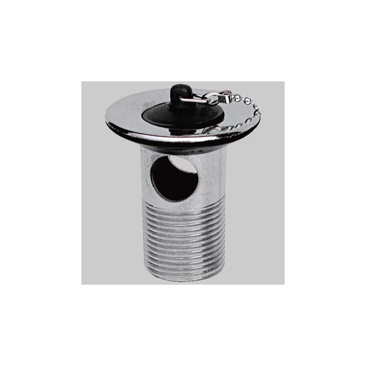 PILETTA LAVABO CON TROPPO PIENO E TAPPO - 1" 63x70