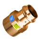 MANICOTTO IN BRONZO A PRESSARE FXFIL M ACQUA/GAS Diam. 28 x 1"1/4