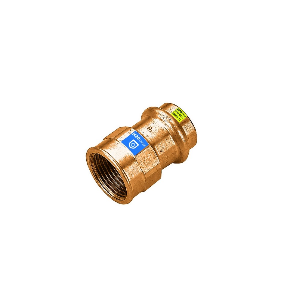 MANICOTTO A PRESSARE FXFIL F ACQUA/GAS Diam. 22 x 1"