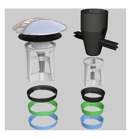 TAPPO UNIVERSALE PER PILETTE "TAPPARELLO" - Ø 64 mm