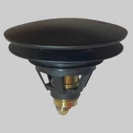 TAPPO SALTERELLO UNIVERSALE CLICK CLACK NERO OPACO - Ottone