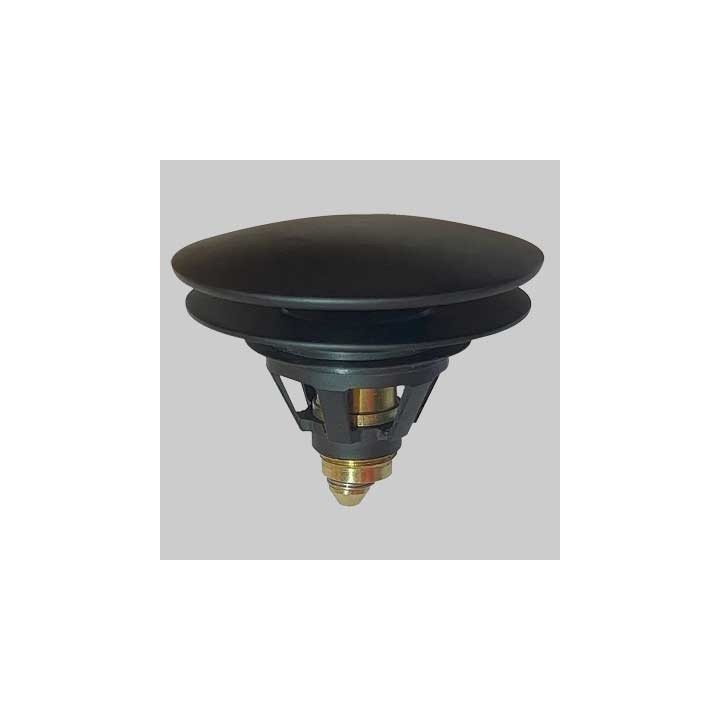 TAPPO SALTERELLO UNIVERSALE CLICK CLACK NERO OPACO - Ottone