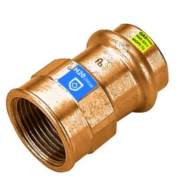 MANICOTTO A PRESSARE FXFIL F ACQUA/GAS Diam. 35 x 1"1/4