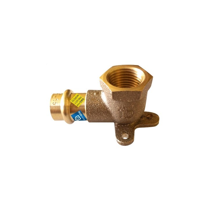 GOMITO FLANGIATO F X FIL. RP ACQUA/GAS Diam. 12 x 1/2