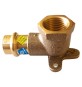 GOMITO FLANGIATO F X FIL. RP ACQUA/GAS Diam. 18 x 1/2