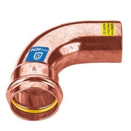 CURVA IN RAME A PRESSARE 90° MF ACQUA/GAS Diam. 12