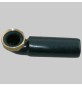 CODOLO CURVO IN PEHD CON DADO IN OTTONE - 1"1/4 Ø 40