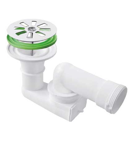 SIFONE RIBASSATO PER DOCCIA ORIENTABILE - 1" 1/2 d.40