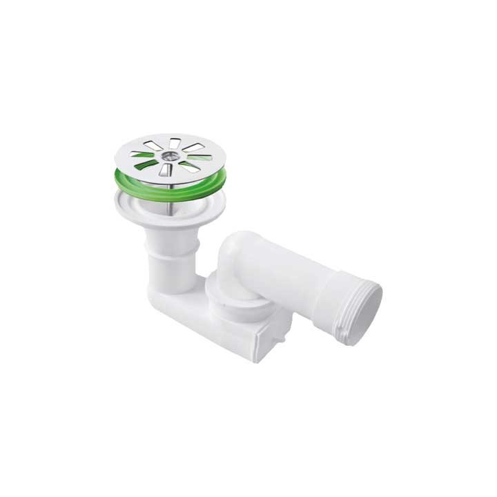 SIFONE RIBASSATO PER DOCCIA ORIENTABILE - 1" 1/2 d.40