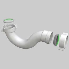 SIFONE VASCA AUTOPULENTE IN POLIPROPILENE PP - 1"1/2