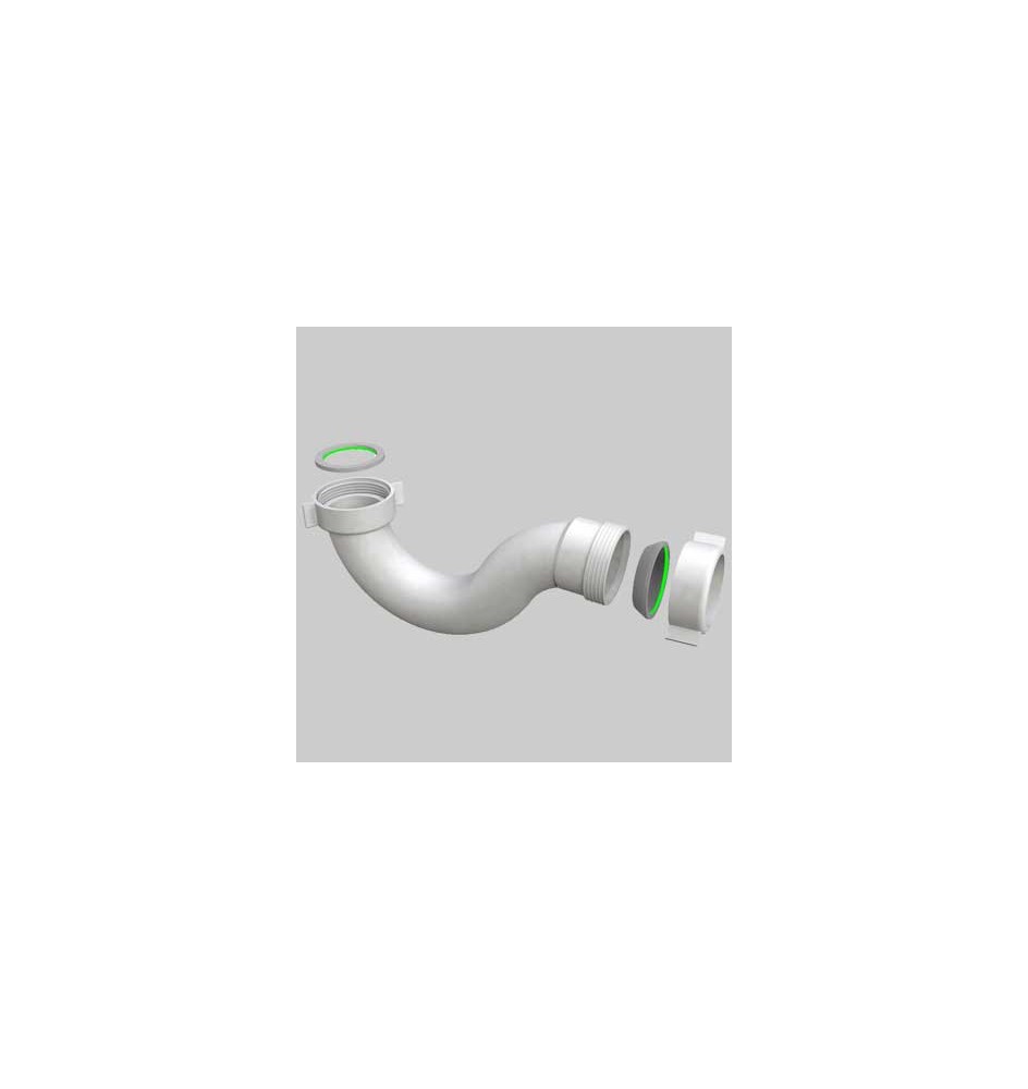 SIFONE VASCA AUTOPULENTE IN POLIPROPILENE PP - 1"1/2