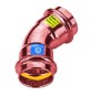 CURVA IN RAME A PRESSARE 45° FF ACQUA/GAS Diam. 28