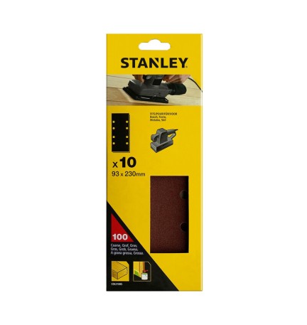 STANLEY STA31085 10 FOGLI FORATI 93X230 GR 100