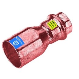 MANICOTTO DI RIDUZIONE MF IN RAME A PRESSARE ACQUA/GAS Diam. 18 x 15