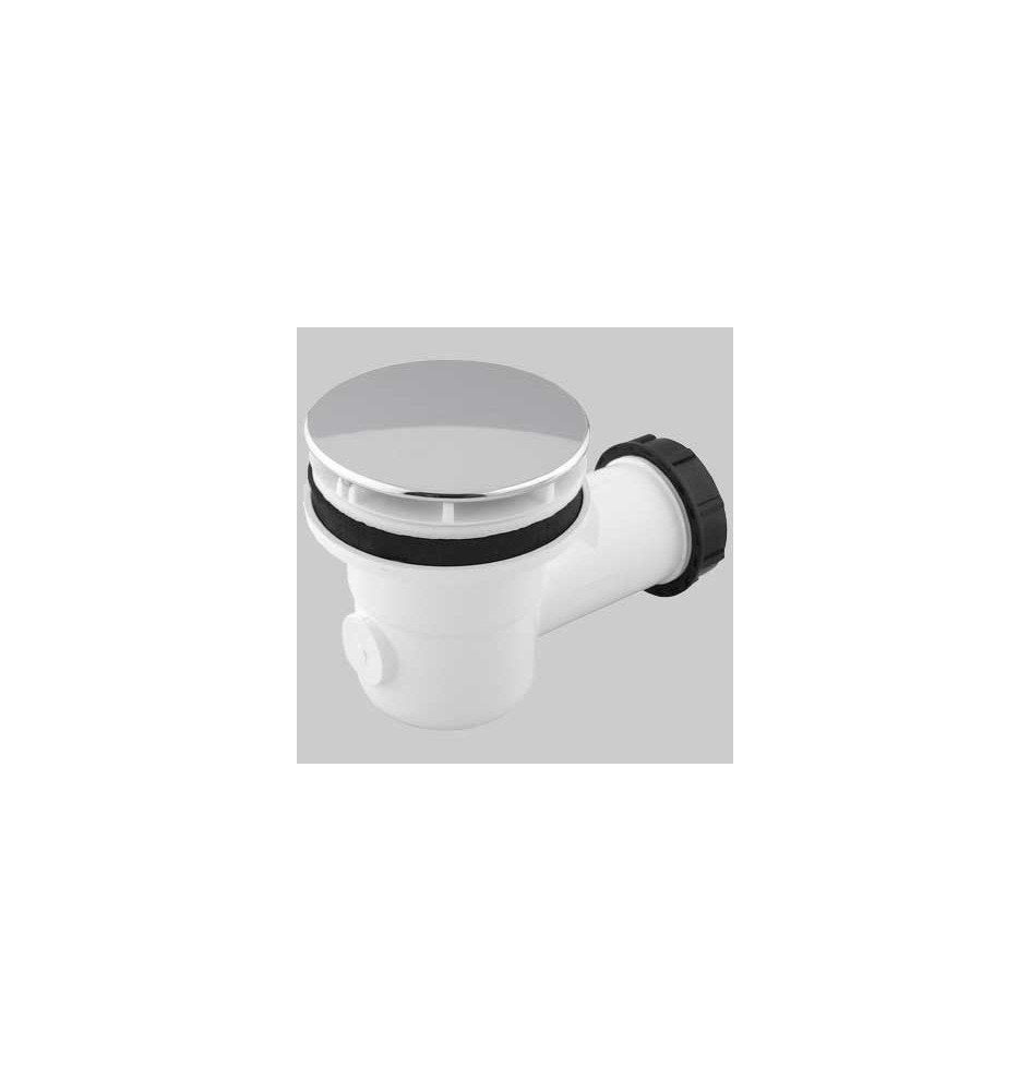 PILETTA PER PIATTO DOCCIA Ø 60 CON TAPPO ABS CROMATO - 40x 1"1/2
