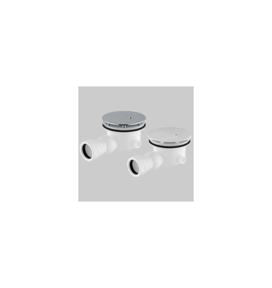 PILETTA DOCCIA FORO 90 MM CON SNODO - 1" 1/2 - 40 cover cromo