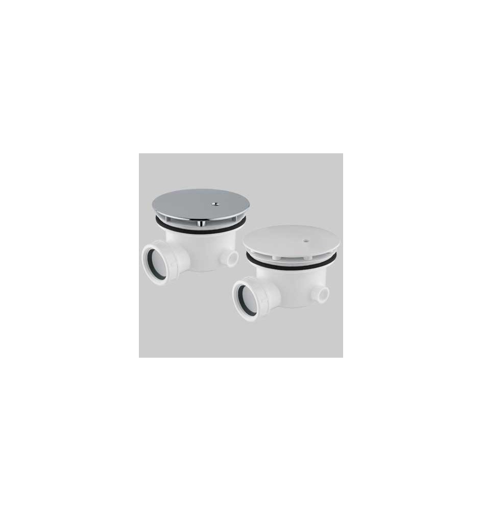PILETTA PER DOCCIA MINIMALE FORO 90 MM - 40 x 1"1/2 cover cromo