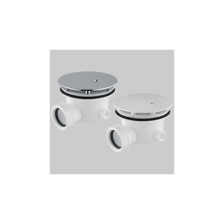 PILETTA PER DOCCIA MINIMALE FORO 90 MM - 40 x 1"1/2 cover cromo