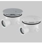 PILETTA PER DOCCIA MINIMALE FORO 90 MM - 40 x 1"1/2 cover cromo
