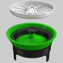 VALVOLA ANTI ODORE PER POZZETTI A PAVIMENTO - Abs + silicone