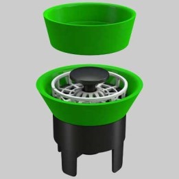 VALVOLA ANTI ODORE Ø50 UNIVERSALE - Abs + silicone