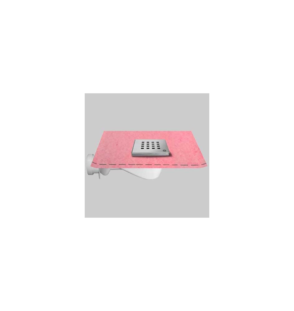 CHIUSINO 10 X 10 PER DOCCIA CON GUAINA - cm 10x10 - guaina 1x3