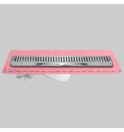 CANALETTA PER DOCCIA CON GRIGLIA E GUAINA - Kit cm 45 - guaina 1 m²
