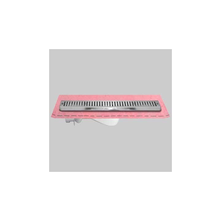 CANALETTA PER DOCCIA CON GRIGLIA E GUAINA - Kit cm 65 - guaina 1 m²