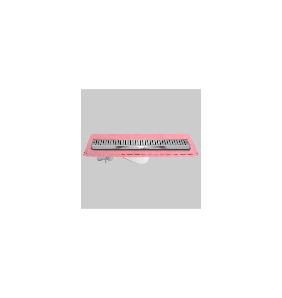 CANALETTA PER DOCCIA CON GRIGLIA E GUAINA - Kit cm 95 - guaina 1 m²