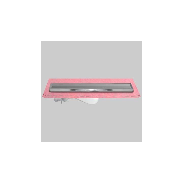 CANALETTA PER DOCCIA CON PORTA PIASTRELLA E GUAINA - Kit cm 85 - guaina 1 m²