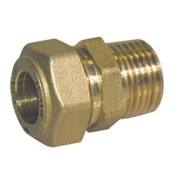 RACCORDO DIRITTO O-RING MASCHIO CONICO TIEMME GAS 3/8 x 14
