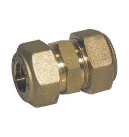 RACCORDO DIRITTO INTERMEDIO DOPPIO O-RING TIEMME GAS 10