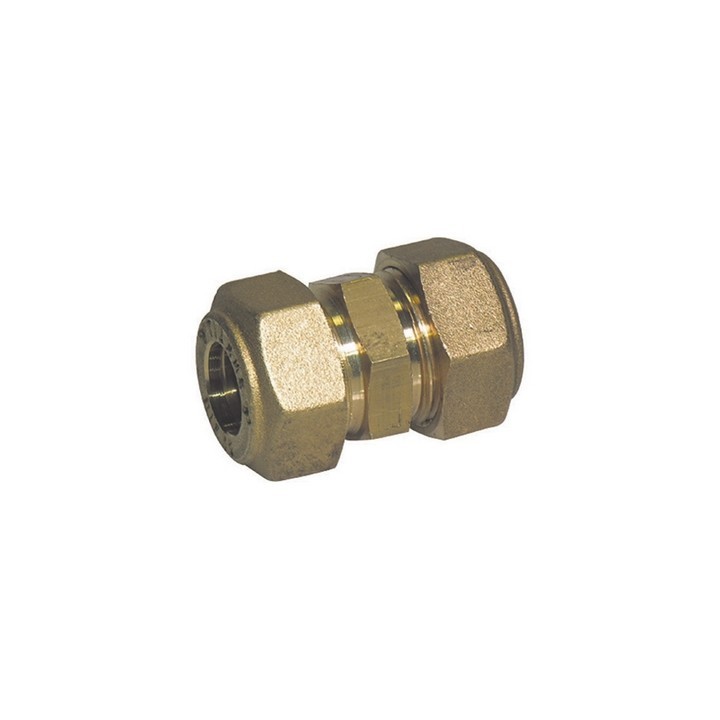 RACCORDO DIRITTO INTERMEDIO DOPPIO O-RING TIEMME GAS 14