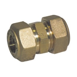 RACCORDO DIRITTO INTERMEDIO DOPPIO O-RING TIEMME GAS 28