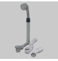 KIT COLONNA VASCA IN PVC - U. 40-50