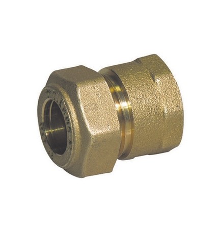 RACCORDO DIRITTO O-RING FEMMINA TIEMME GAS 1/2 x 14 -CONF