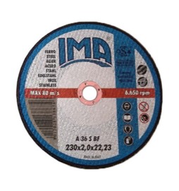 IMA DISCO P/FERRO PIANO D 230X2,0 MM CONF 5 PZ