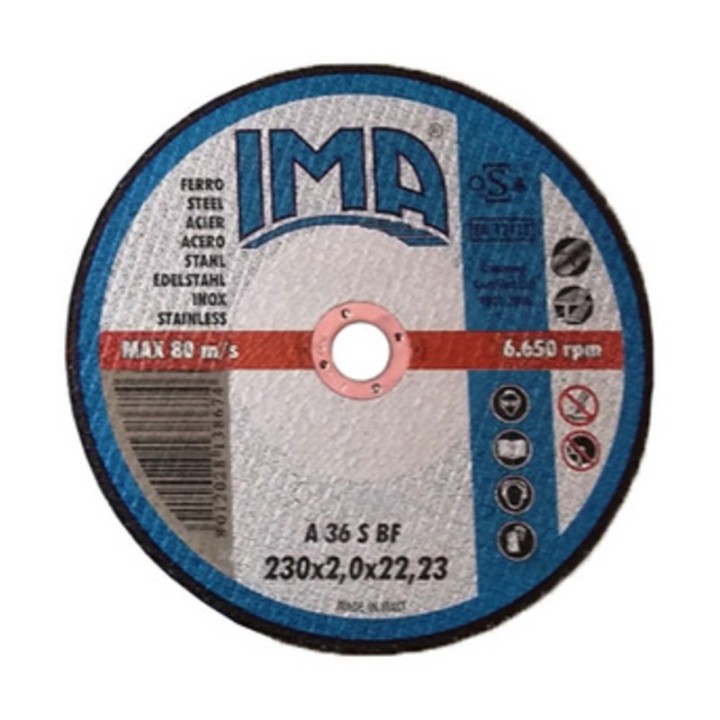 IMA DISCO P/FERRO PIANO D 230X2,0 MM CONF 5 PZ