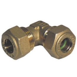 GOMITO A 90° DOPPIO O-RING TIEMME GAS 14