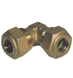 GOMITO A 90° DOPPIO O-RING TIEMME GAS 16