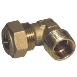 GOMITO A 90° O-RING GAS MASCHIO CONICO TIEMME 3/4 x 14