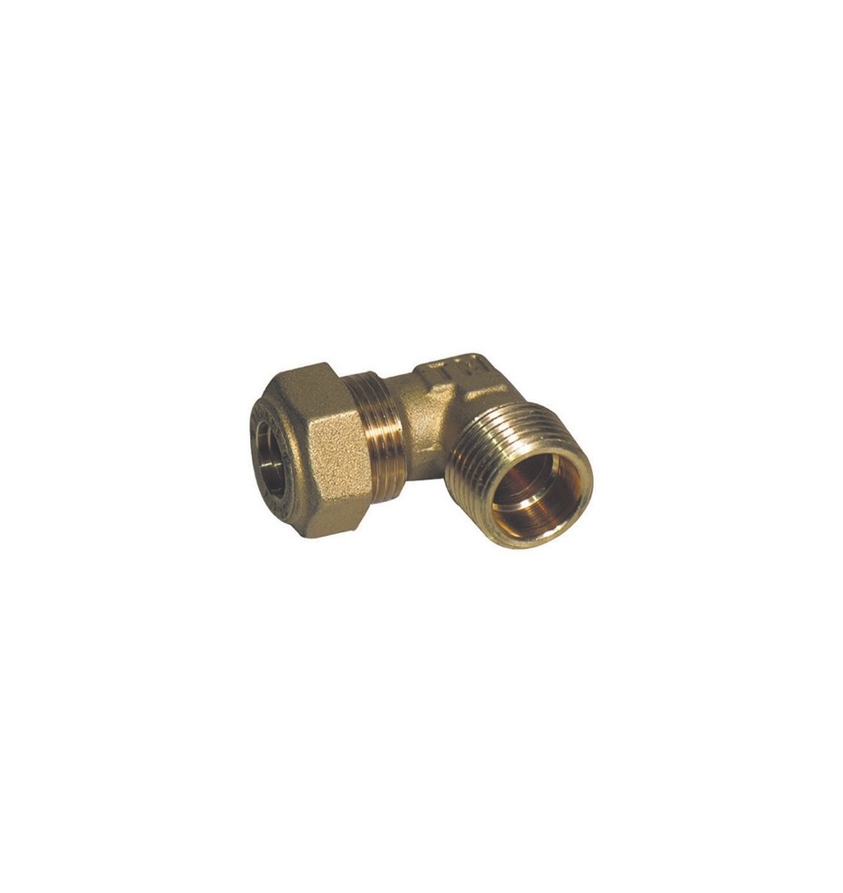 GOMITO A 90° O-RING GAS MASCHIO CONICO TIEMME 1/2 x 12 -CONF