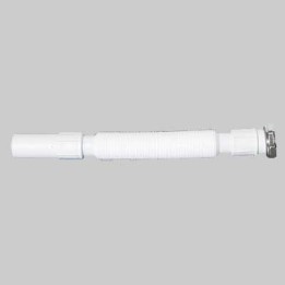 TUBO ESTENSIBILE CON GHIERA CROMATA - 1"1/2 x 32