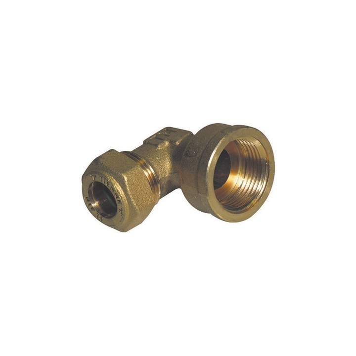 GOMITO A 90° O-RING FEMMINA TIEMME GAS 1/2 x 14 -CONF