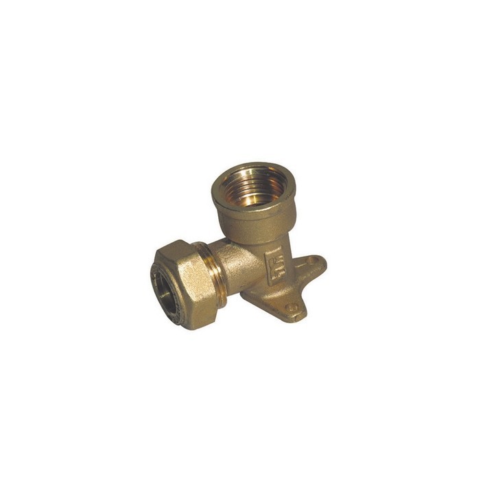 GOMITO A 90° CON FLANGIA O-RING FEMMINA TIEMME GAS 1/2 x 18