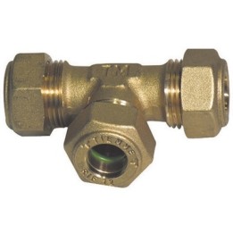 RACCORDO A TEE INTERMEDIO O-RING TIEMME GAS 12