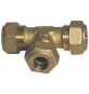 RACCORDO A TEE INTERMEDIO O-RING TIEMME GAS 16